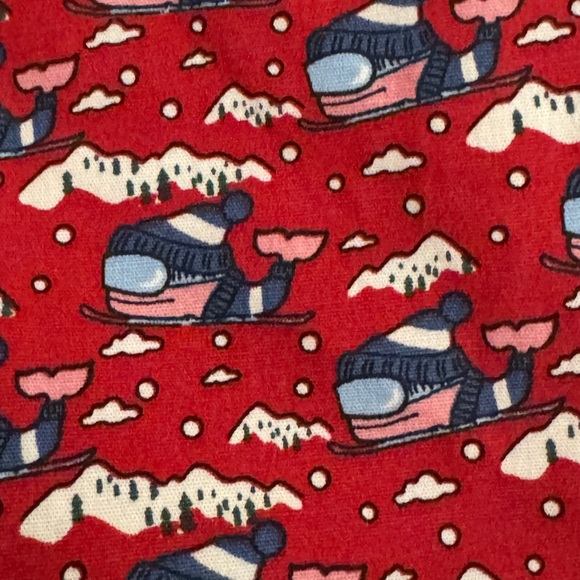 NWT Vineyard Vines men’s red whale ski pajama pants - Picture 5 of 5